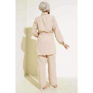 ชุด2ชิ้นเชือกคอหินสีเบจ - Product Image 4