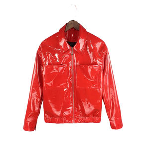 Chaqueta de Cuero Vacuno Resistente al Agua de Alta Calidad 2025 para Hombre, Color Personalizado, 100% Cuero Brillante, Servicio OEM, Venta al Por Mayor - Product Image 1