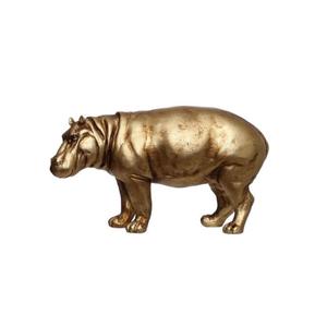 Sculpture d'hippopotame en bronze avec base objet décoratif intérieur décoration de la maison accessoires Antique hippopotame Figurine décor pièce maîtresse - Product Image 5