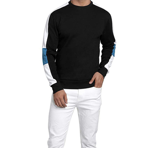 Venta al por mayor 100% poliéster algodón personalizado polar cuello redondo sudaderas para hombres mejor Top gran oferta invierno esencial liso teñido - Product Image 3