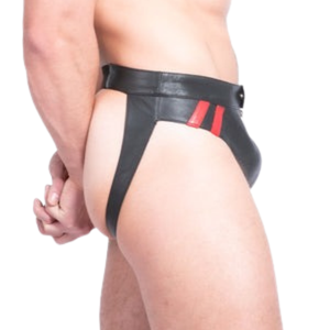 Suspensorio de Cuero Negro, Cuero Sintético, Talla Única, Ropa Interior Fetiche para Club - Product Image 2