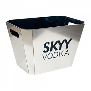 Precio más bajo Recién llegado Cubo de hielo de acero inoxidable Cubo de almacenamiento de hielo para boda Restaurante Fiesta Barware Enfriador de vino Bañera - Product Image 1