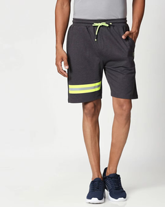 Pantalones cortos para correr de secado rápido teñidos lisos con logotipo personalizable, elásticos, informales, transpirables, para verano, novedad - Product Image 6