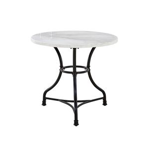 Mesa de Centro de Diseño Creativo con Tapa de Mármol Blanco y Base de Metal Moderna, Gran Venta para Uso Doméstico y Decoración de Múltiples Eventos - Product Image 6