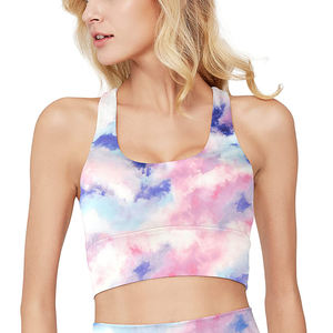 Fabrication Habillements Femmes En Plein Air Sans Soudure soutien-gorge de sport Gym Usure Blanc De Yoga Soutien-Gorge Sur Mesure broderie soutien-gorge de sport - Product Image 3