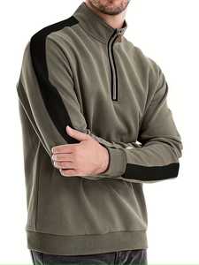 Sudadera de Invierno para Hombre de Alta Calidad, 100% Algodón, Manga Larga, Color Sólido, Ecológica, Transpirable, Resistente al Viento, con Bolsillo, Estilo Casual - Product Image 3
