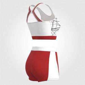 Nouvelle tenue de sport professionnelle pour la formation, uniforme de cheerleading, tissu hautement élastique, vêtements de danse, uniformes de cheerleading - Product Image 6