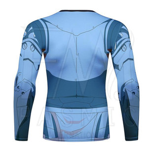 Rashguard haute performance pour femme à manches longues en tissu extensible Spandex/Polyester, séchage rapide, patchs personnalisés, technique de lavage - Product Image 3