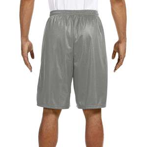 Pantalones cortos de baloncesto atléticos para hombres, pantalones cortos transpirables de tira reflectante de Color sólido para entrenamiento informal ligero para hombres - Product Image 2
