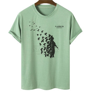 Adult Size <b>100</b>% Cotton <b>Polyester</b> T-<b>Shirt</b> Breathable Short Sleeve T-<b>Shirt</b> Top Quality Summer T-<b>Shirt</b> - Product Image 1