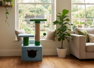 เสาข่วนแมวคุณภาพสูง Amistar Mint Dream Cat Tree สำหรับแมวทุกขนาดและทุกสายพันธุ์ - Product Image 2