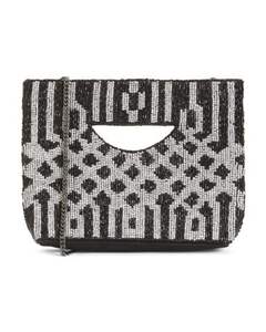 Bolso bordado a mano con patrón botánico - Product Image 3