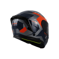 Casques ASTONE Nouveau casque modulaire rabattable - RT6 Bleu brillant argenté Matériau ABS Garantie 1 an