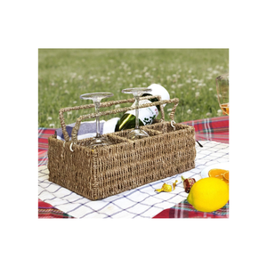 Heart Shape Organizer Basket Seagrass <b>Utensil</b> Caddy Decorate Natural <b>Storage</b> Basket Vietnamese Supplier - Product Image 6
