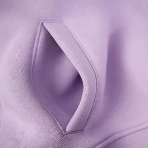 Femmes à la mode 100% coton polaire impression numérique personnalisée avec strass couleur unie marque privée sweats à capuche pour femmes - Product Image 4