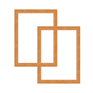 Ludaye Handmade Modern Vertical Minimalist Wood 4x6 Full Color Photo <b>Frame</b> with Customized Shape Thin Design <b>Wall</b> Mounting - Product Image 4