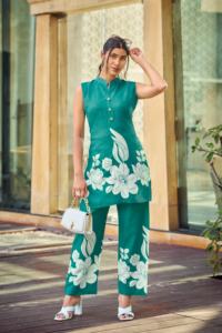 Dhwaja Export - Salwar Kameez de Rayón Pesado con Estampado Chinnon de Secado Rápido para Mujer, Ropa India y Pakistaní para Fiestas, Todas las Temporadas - Product Image 3