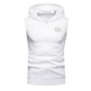 2026 New Arrival Men's Workout Hooded Tank Tops Sleeveless Gym Training Hoodies <b>Bodybuilding</b> Men Gym <b>Hoodie</b> - Product Image 5