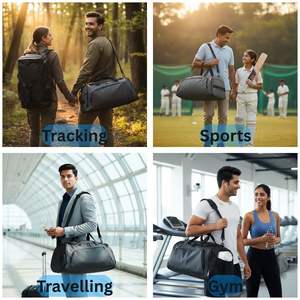 Sac de sport en polyester imperméable avec logo personnalisé pour adolescents et adultes, sac à dos pour équipement sportif, sac de voyage pour la salle de sport - Product Image 5