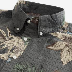 Elegante ropa de calle para hombre impreso camisas de manga corta con etiqueta personalizada logotipo bordado y embalaje al por menor - Product Image 4