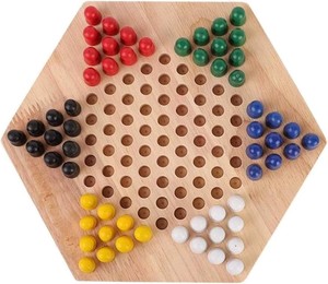 Juego de Damas Chinas de Madera Personalizable de la Mejor Calidad, Juego de Interior de Alta Durabilidad con Material Resistente, Colores Únicos, Backgammon - Product Image 1