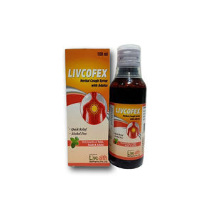Meilleur nouveau sirop contre la toux Livcofex à base de plantes du fournisseur indien Produit de soins de santé pour l'approvisionnement en soins de santé - Product Image 3