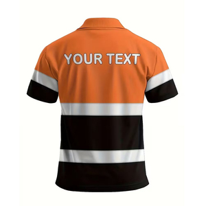 Camisetas Polo de Alta Visibilidad, Manga Corta, Ropa de Trabajo, Camisetas de Seguridad Reflectantes, Camisetas Polo con Logotipo Personalizado, Transpirables - Product Image 5