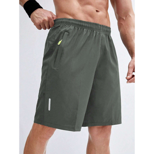 Shorts de course en coton pour hommes, shorts de fitness d'été, shorts de jogging respirants, vêtements de sport pour la salle de sport, OEM ODM, logo personnalisé disponible - Product Image 1
