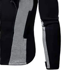 Chándal personalizado de alta calidad para hombre, chándal transpirable de invierno para correr con cuello con capucha, conjuntos deportivos al por mayor - Product Image 3