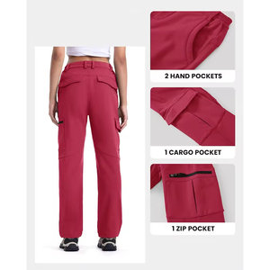 Pantalon Softshell Streetwear 100% Polyester de haute qualité pour femmes différentes tailles couleurs unies respirant OEM Softshell - Product Image 6