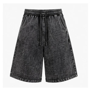 Shorts délavés à l'acide au design moderne, durables, style streetwear, avec tissu doux et confortable - Product Image 1