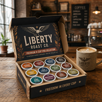 Boîte en carton AT PACK pour capsules de café Kcup, emballage cadeau pour capsules de café, emballage de vente au détail pour les marques de café
