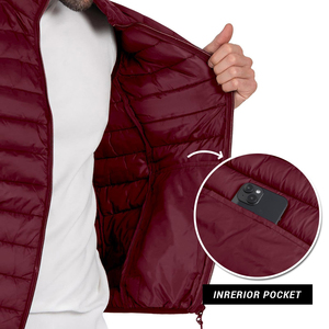 Gilet matelassé sans manches 100 % polyester pour homme, coupe-vent anti-UV, rembourré de duvet, avec logo personnalisé, idéal pour l'hiver et les occasions formelles - Product Image 4