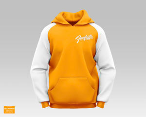 Sweat à capuche OEM Streetwear urbain surdimensionné en coton et poly avec logo personnalisé - Product Image 6