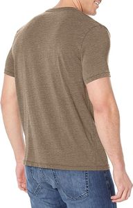 Camiseta al por mayor barata de secado rápido personalizada de alta calidad para hombre de manga corta en blanco color sólido estampado Camiseta de algodón supersuave - Product Image 3