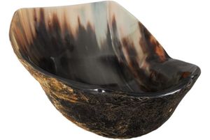 Bols en corne naturelle faits sur mesure, écologiques, décoration de fête et de maison, style classique, 6 à 10 pièces pour les designers d'intérieur - Product Image 2