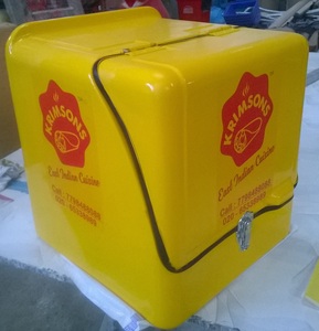 2023 Venta caliente Motocicleta eléctrica Frp Cajas de entrega Entrega de alimentos para BICICLETAS SCOOTERS Del mercado Indio al mejor precio - Product Image 1