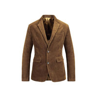 Veste à carreaux à simple boutonnage décontractée pour affaires, blazer imprimé pour adultes, taille