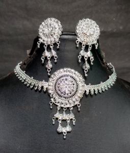 ชุดแหวนต่างหูสร้อยคอชุบเงินเกรดพรีเมี่ยมสุดพิเศษพร้อมชุดเครื่องประดับสไตล์หรูหรา - Product Image 4