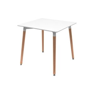 Mesa cuadrada negra de 80 cm - Product Image 1