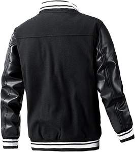 OEM/ODM Hombres Varsity Jacket Baseball Ligero de manga larga Bomber Jacket Down Letterman Jacket Abrigo de invierno para los hombres - Product Image 2