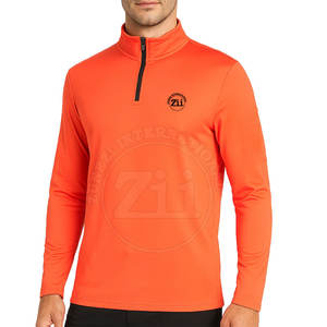 Ropa Deportiva para Hombre, Spandex y Poliéster, Servicio OEM, Alta Calidad, Cierre de Cremallera 1/4, Transpirable, Manga Larga, Compresión Ajustada - Product Image 3
