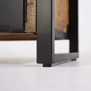 Table de chevet en bois au design moderne Kansas pour chambre à coucher, salon, salle à manger, hôtels, avec emballage postal inclus - Product Image 6