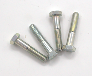 Tornillo de Cabeza Hexagonal M8x40, Grado 8.8, Acero al Carbono, Zincado, Perno FZB para Equipos de Minería Atlas Copco, Fijaciones Industriales - Product Image 1