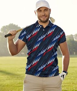 Polos pour hommes et femmes chemise design confortable polo avec caractères et lettres imprimés et design et logo - Product Image 1