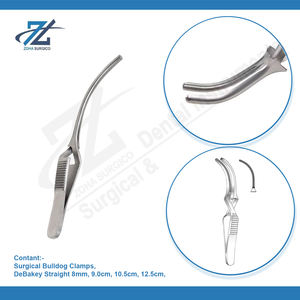 ชุดเครื่องมือผ่าตัดบูลด็อกสแตนเลสสตีลโค้ง8มม. คุณภาพดีเยี่ยม - Product Image 3