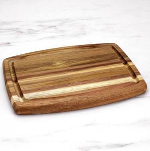 Durable Double Sided Acacia <b>Wood</b> Cutting <b>Board</b> with <b>Solid</b> Handle Custom Rectangular Chopping <b>Board</b> for Kitchen Tasks - Product Image 3