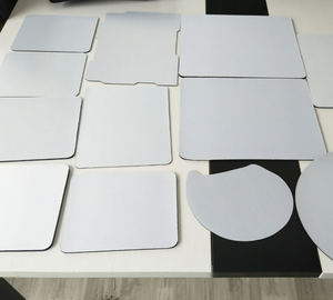 <b>Custom</b> Sublimation Rubber <b>Mouse</b> <b>Pad</b> Rectangular Desk Mat Waterproof Scratch Resistant for Office Gaming - Product Image 2