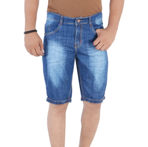 Pantalones Cortos Vaqueros de Mezclilla para Hombre, Transpirables, Ecológicos, Vintage, Personalizados, Estilo Urbano de Verano con Bolsillos - Product Image 3