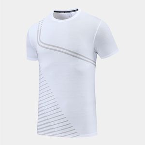 Nouveau T-shirt athlétique à manches courtes pour homme de haute qualité en tissu peigné à séchage rapide, grandes tailles - Product Image 2